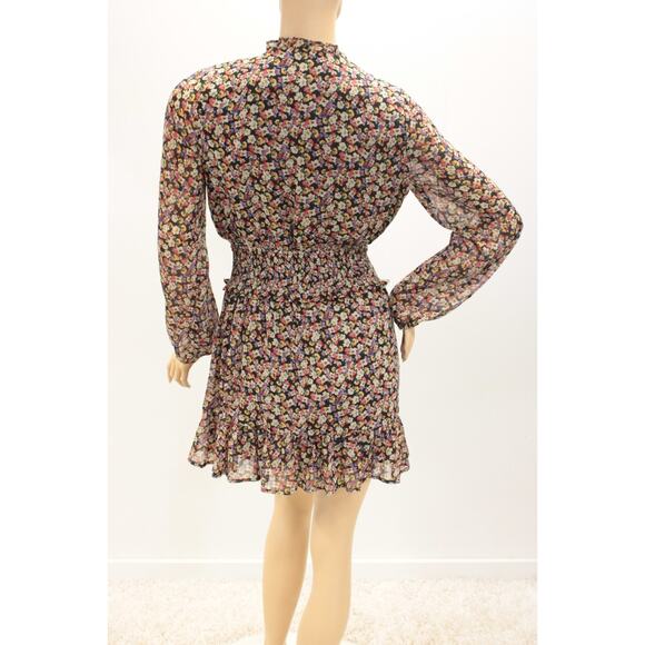 Dress Forum Los Angeles Women Small Floral Boho Mini Dress Forest Fairy Romantic - Picture 3 of 9